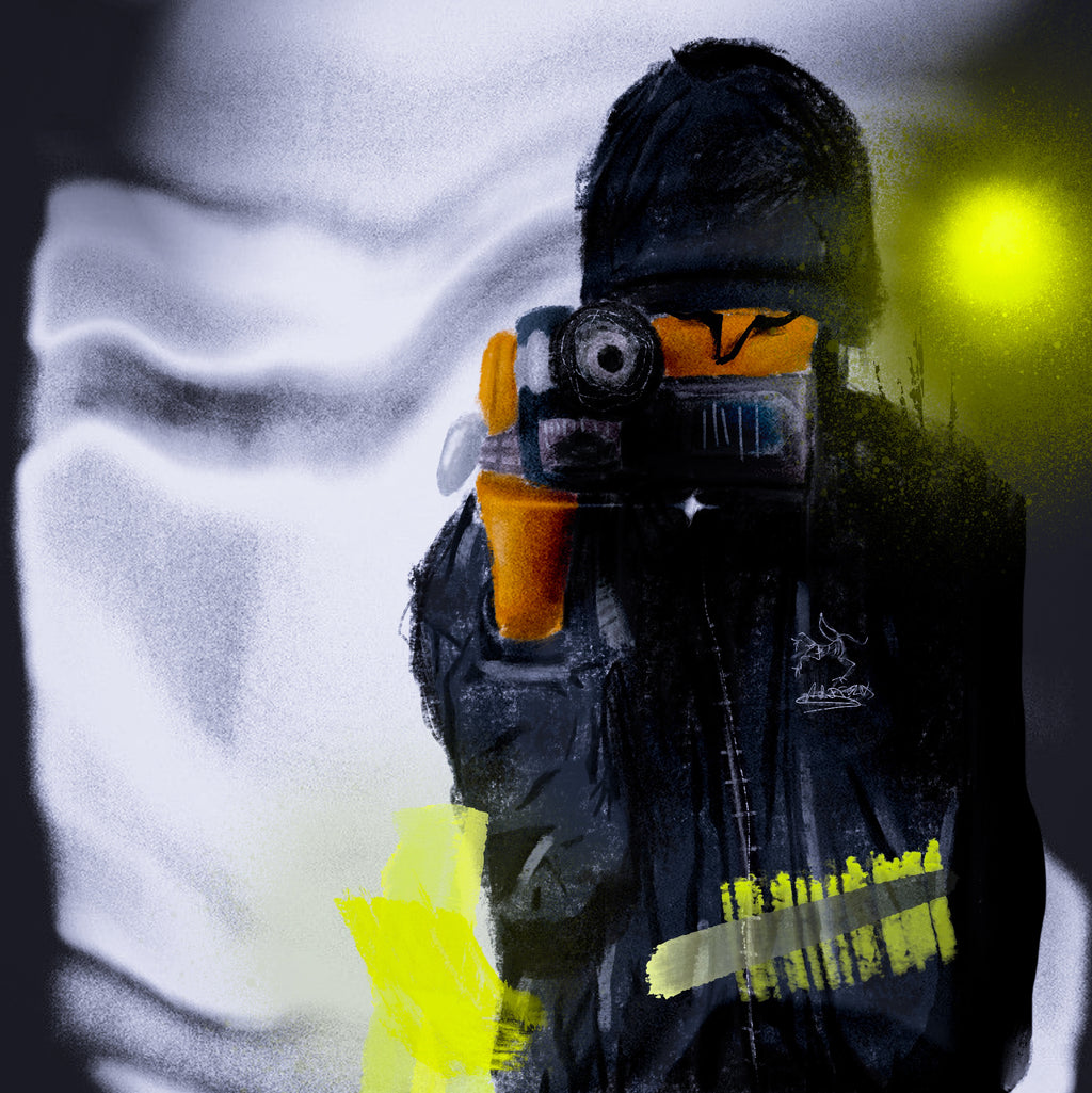 PRINT VIDEO 80X80 CM