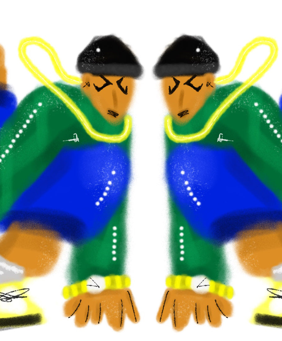 PRINT BREAK DANCE 40X40 CM