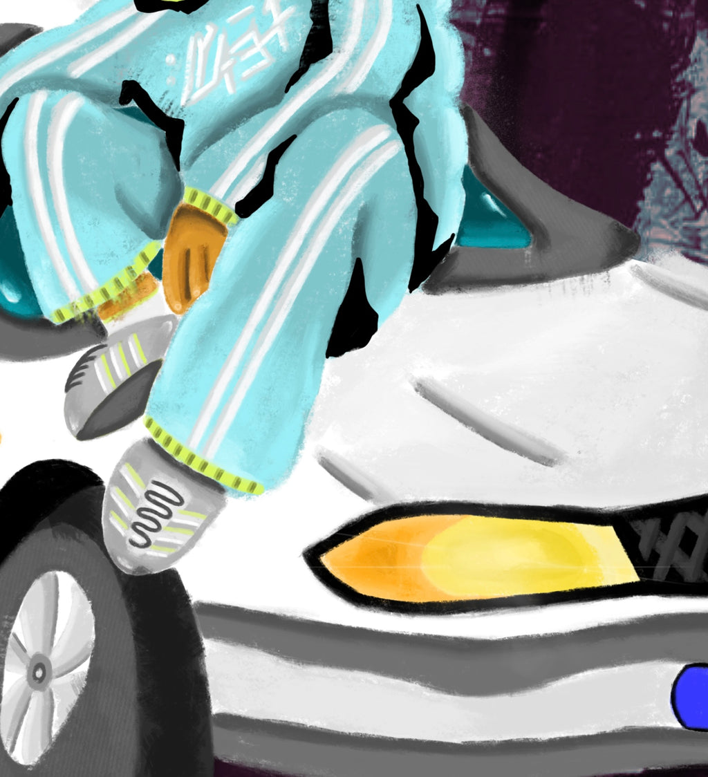 PRINT COCHE 60X60 CM