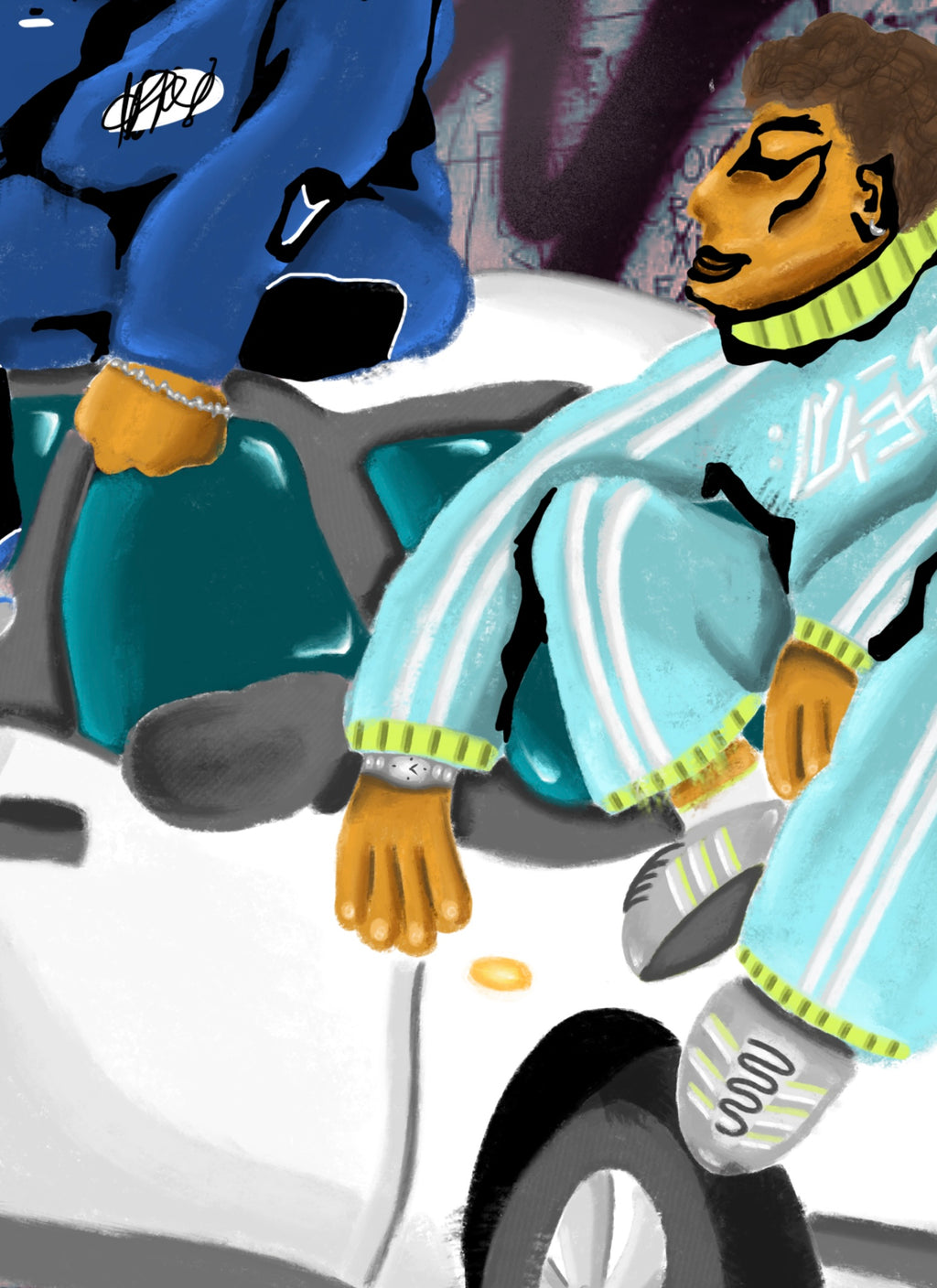 PRINT COCHE 60X60 CM