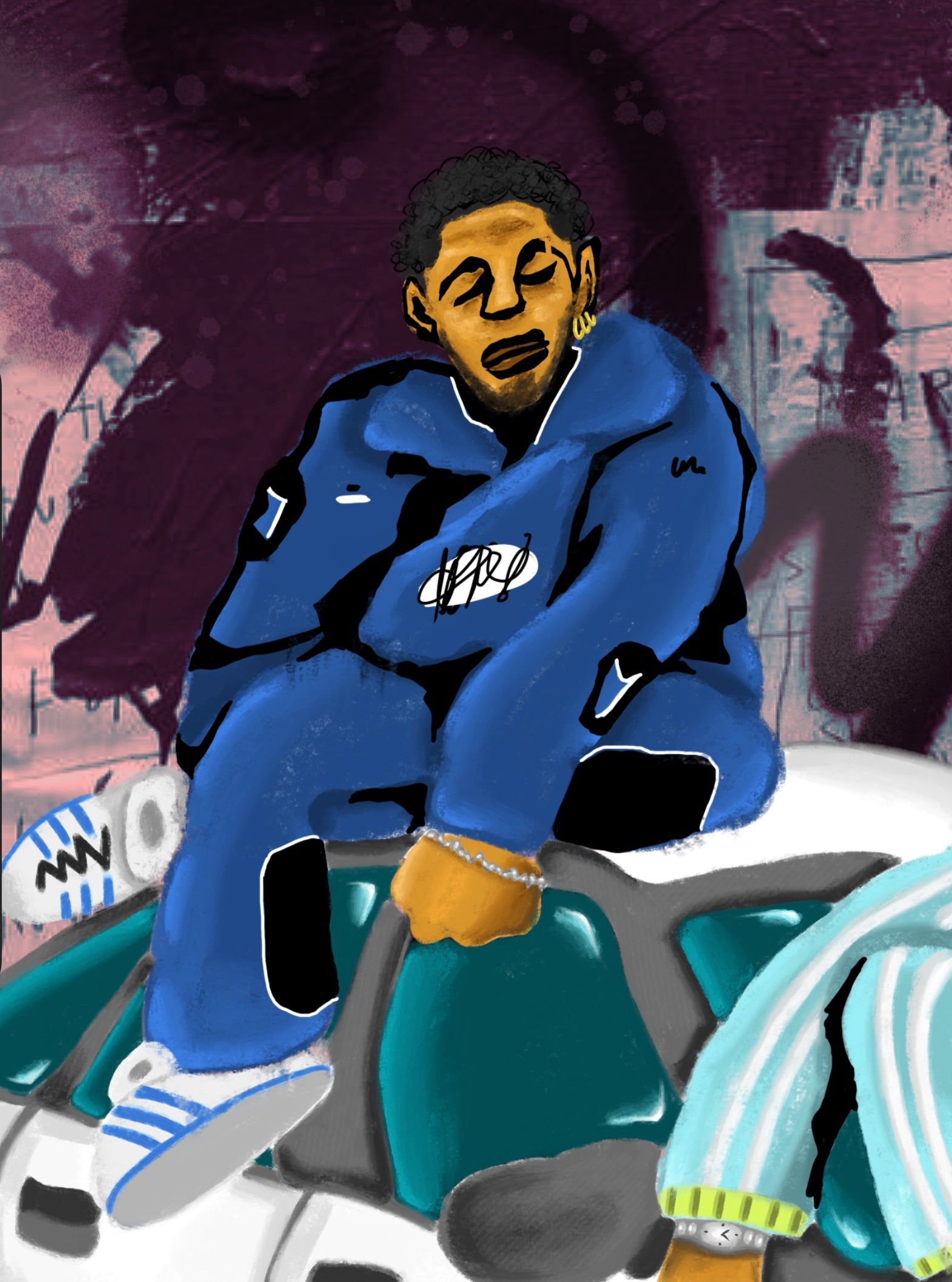 PRINT COCHE 40X40 CM