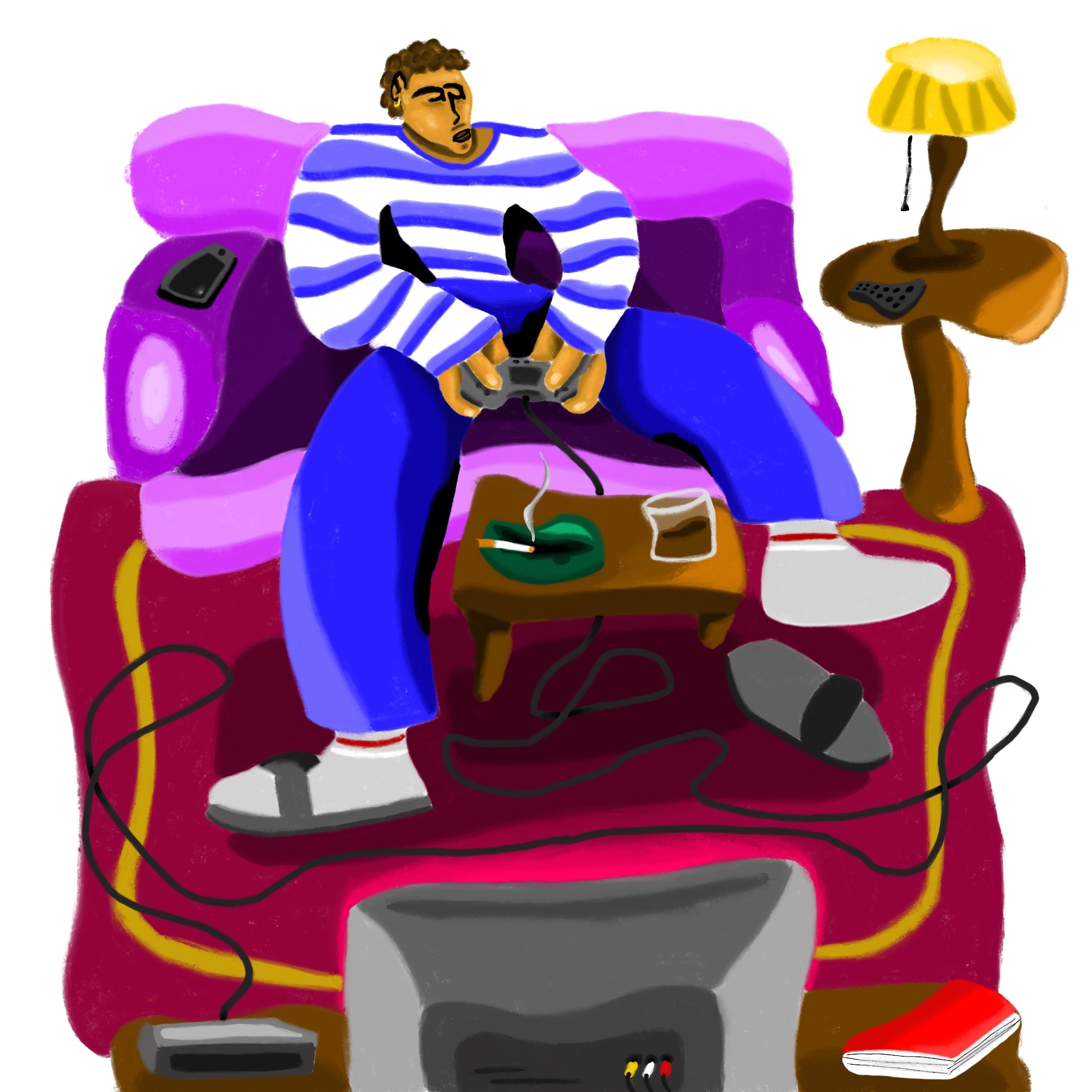 PRINT PLAYSTATION 60X60 CM