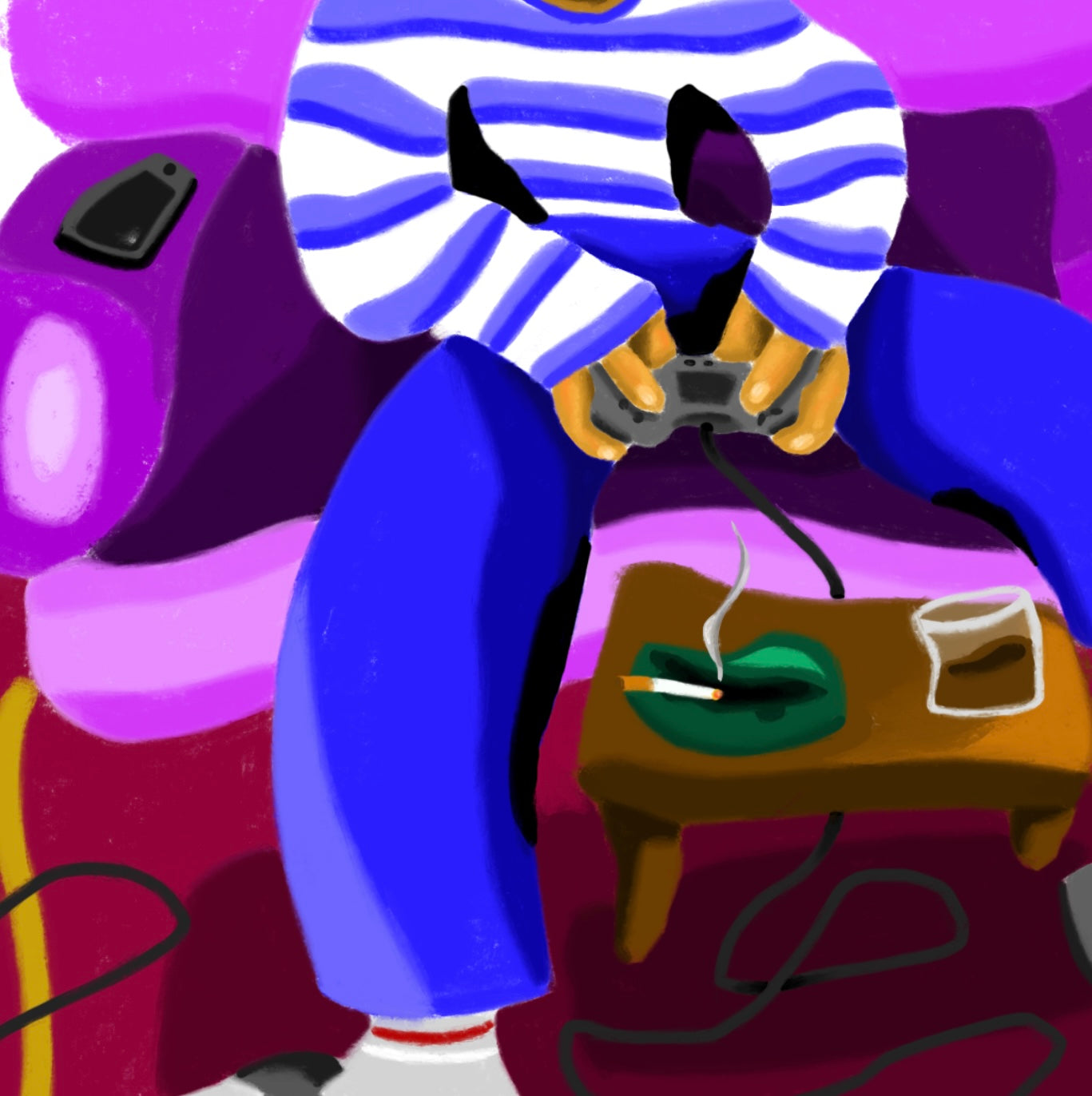 PRINT PLAYSTATION 40X40 CM