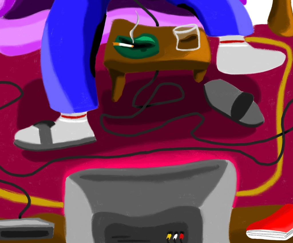 PRINT PLAYSTATION 80X80 CM