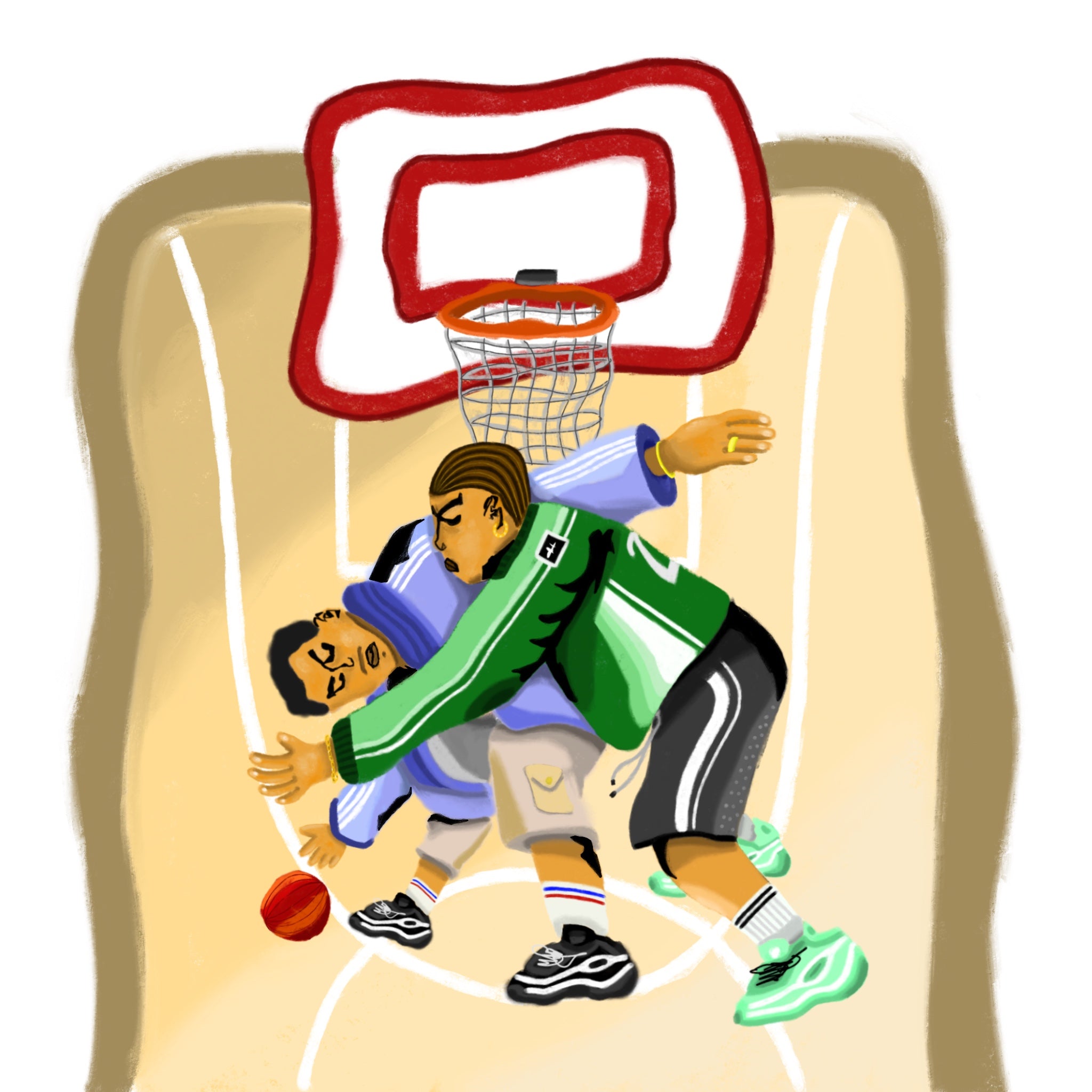 PRINT BASKET 60X60 CM