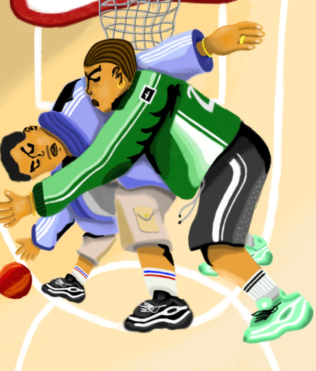 PRINT BASKET 60X60 CM