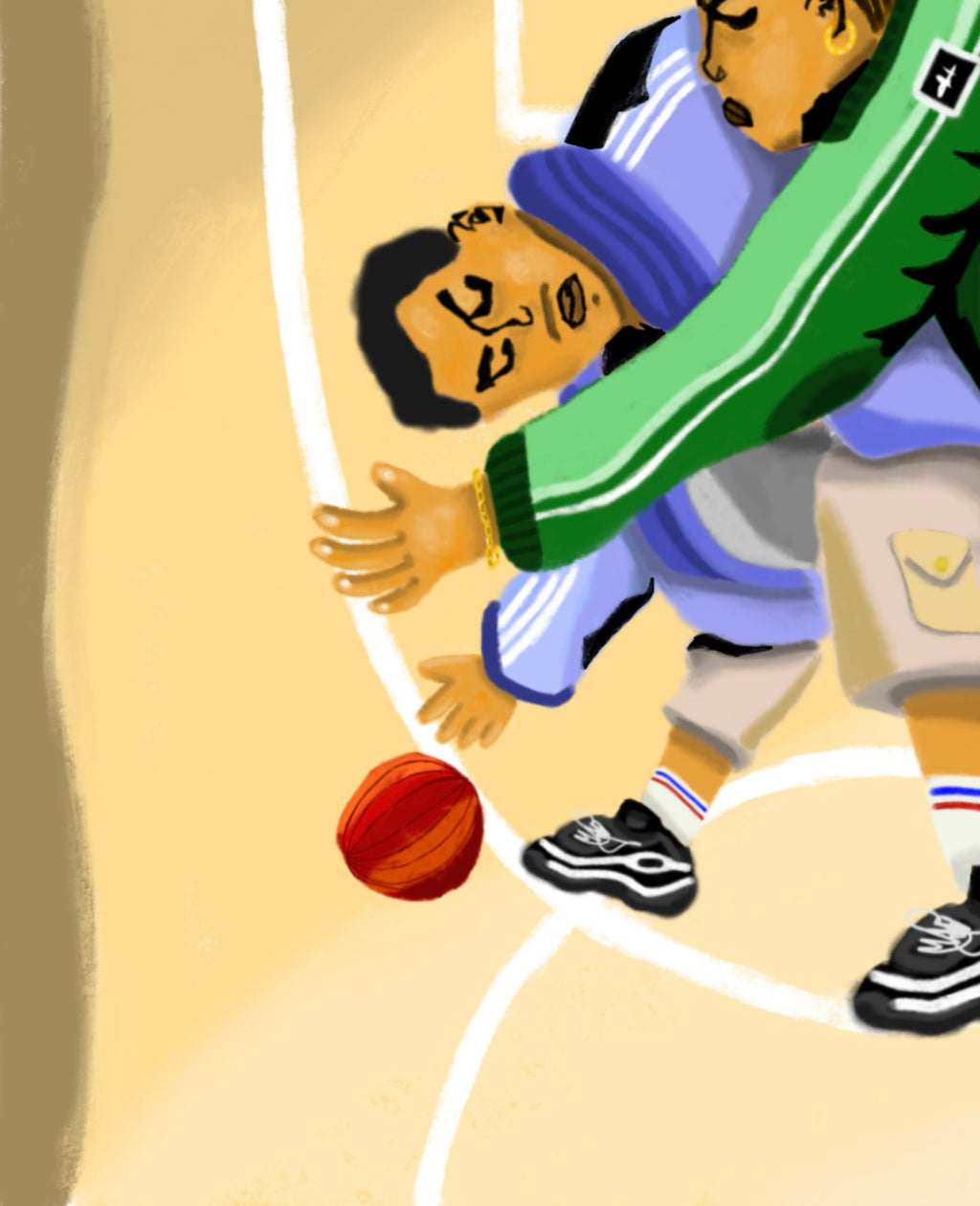 PRINT BASKET 80X80 CM