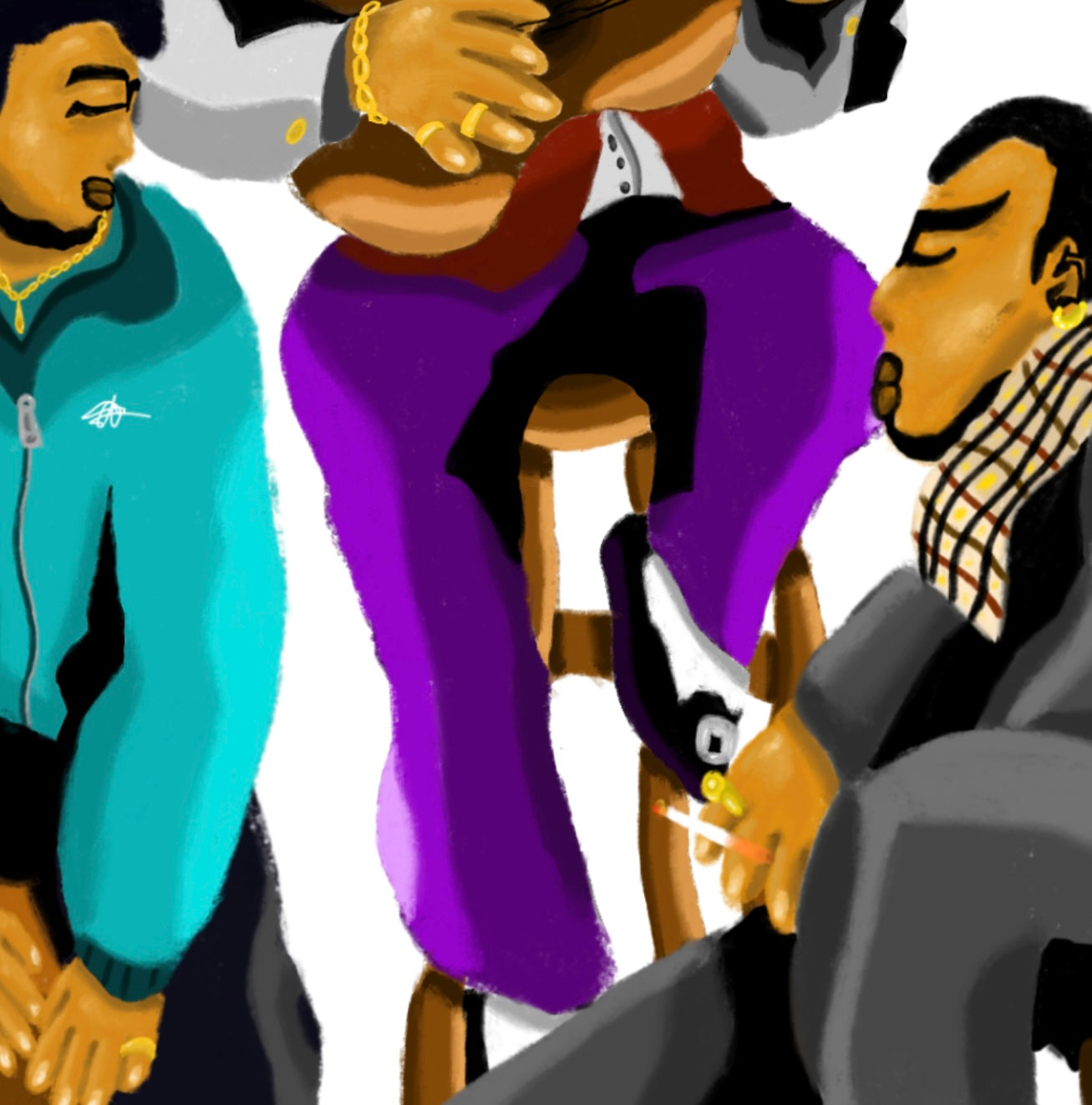 PRINT FLAMENCO 60X60 CM