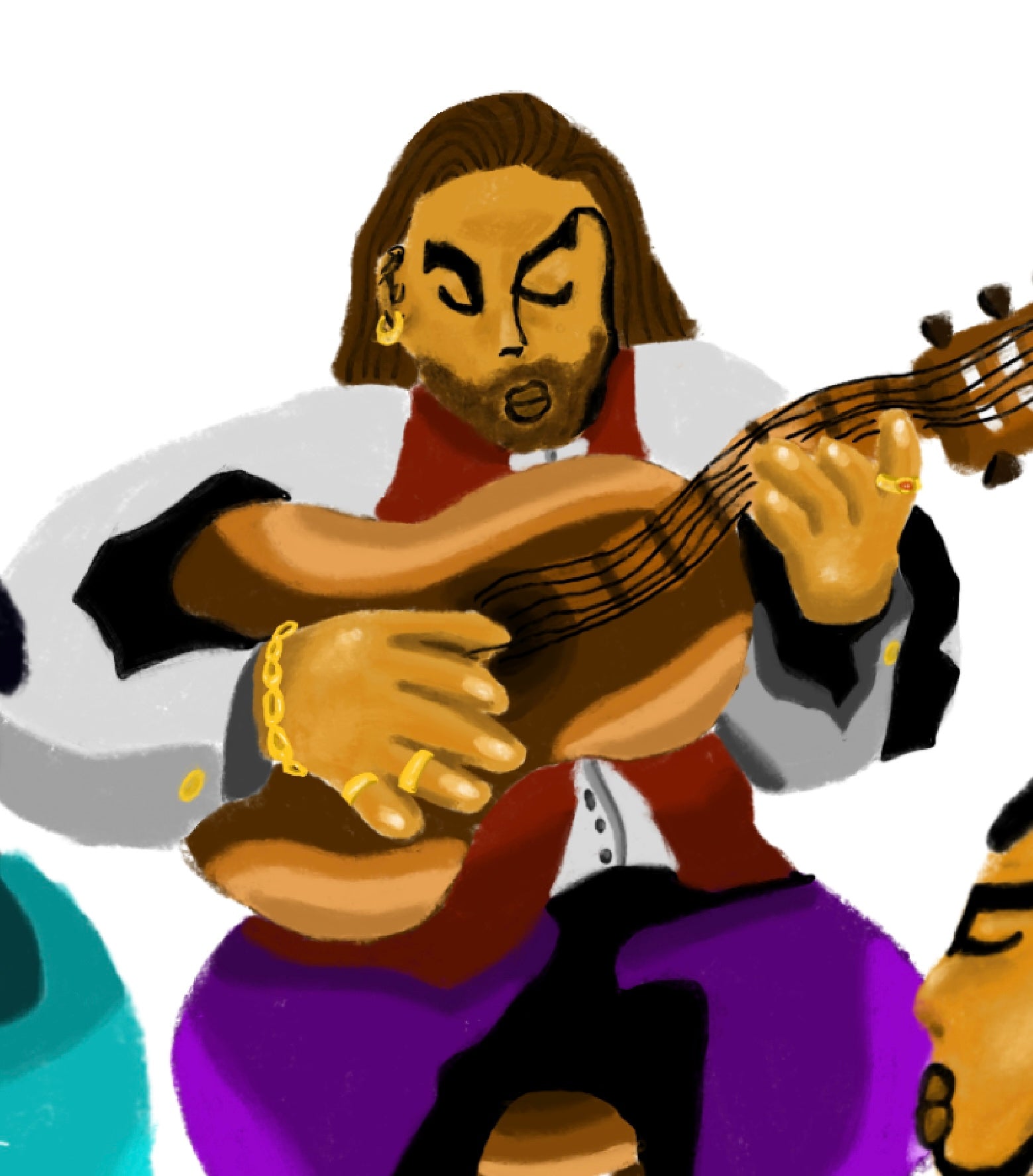 PRINT FLAMENCO 80X80 CM