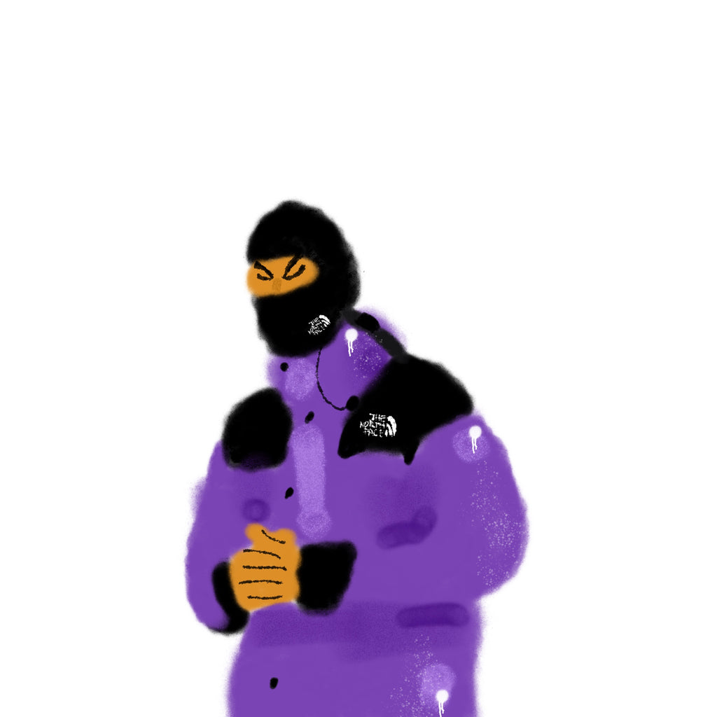 PRINT CARA NORTE 80X80 CM