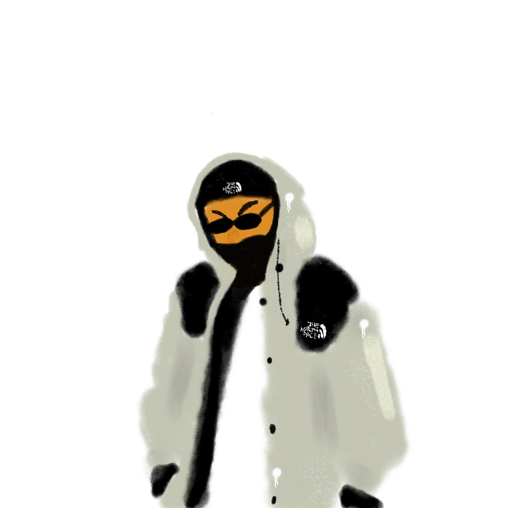 PRINT CARA NORTE 80X80 CM