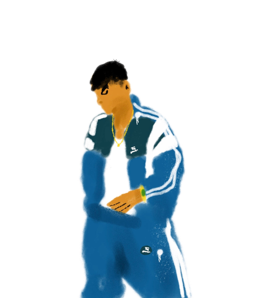 PRINT 3 PIBES 80X80 CM