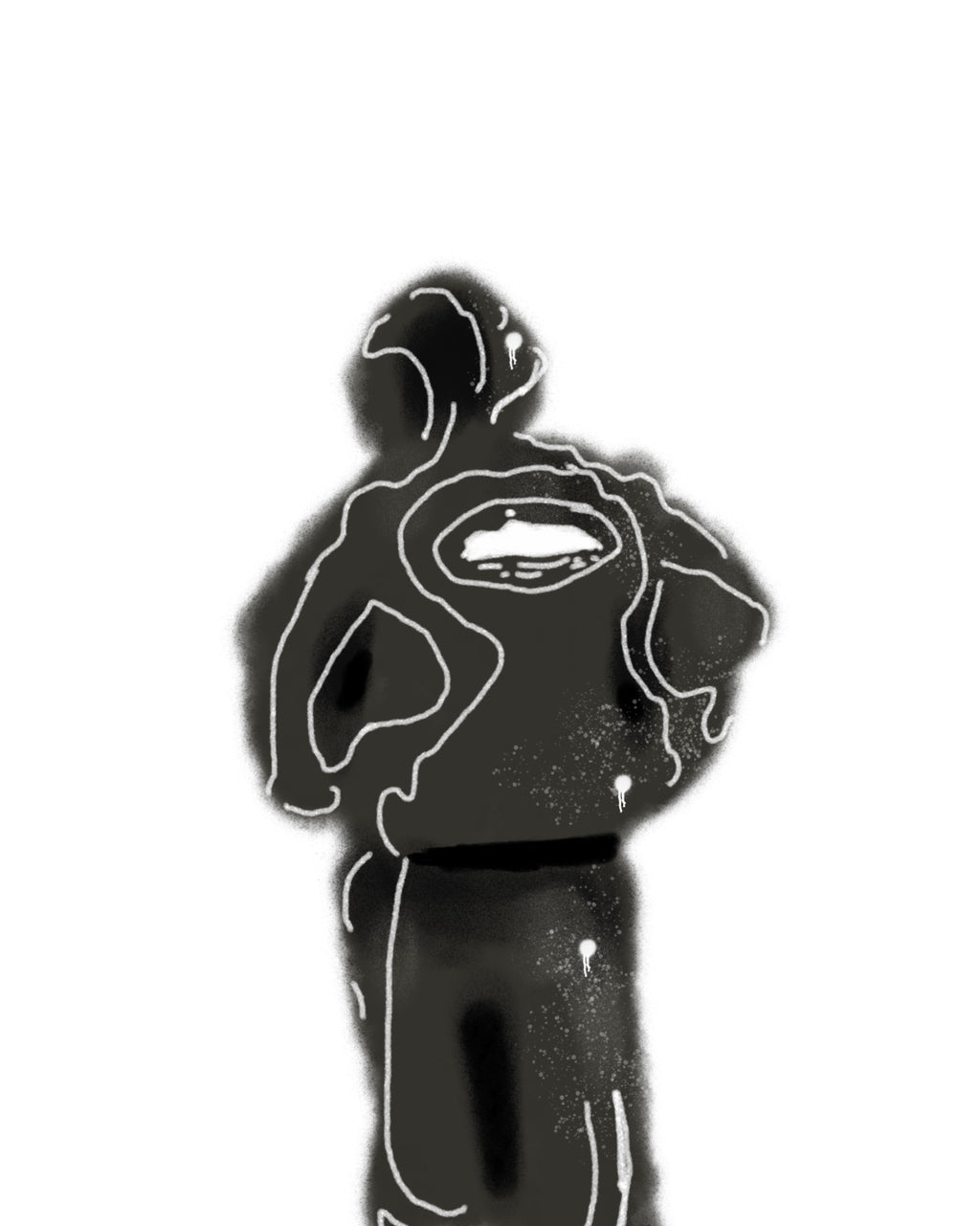 PRINT 3 PIBES 80X80 CM