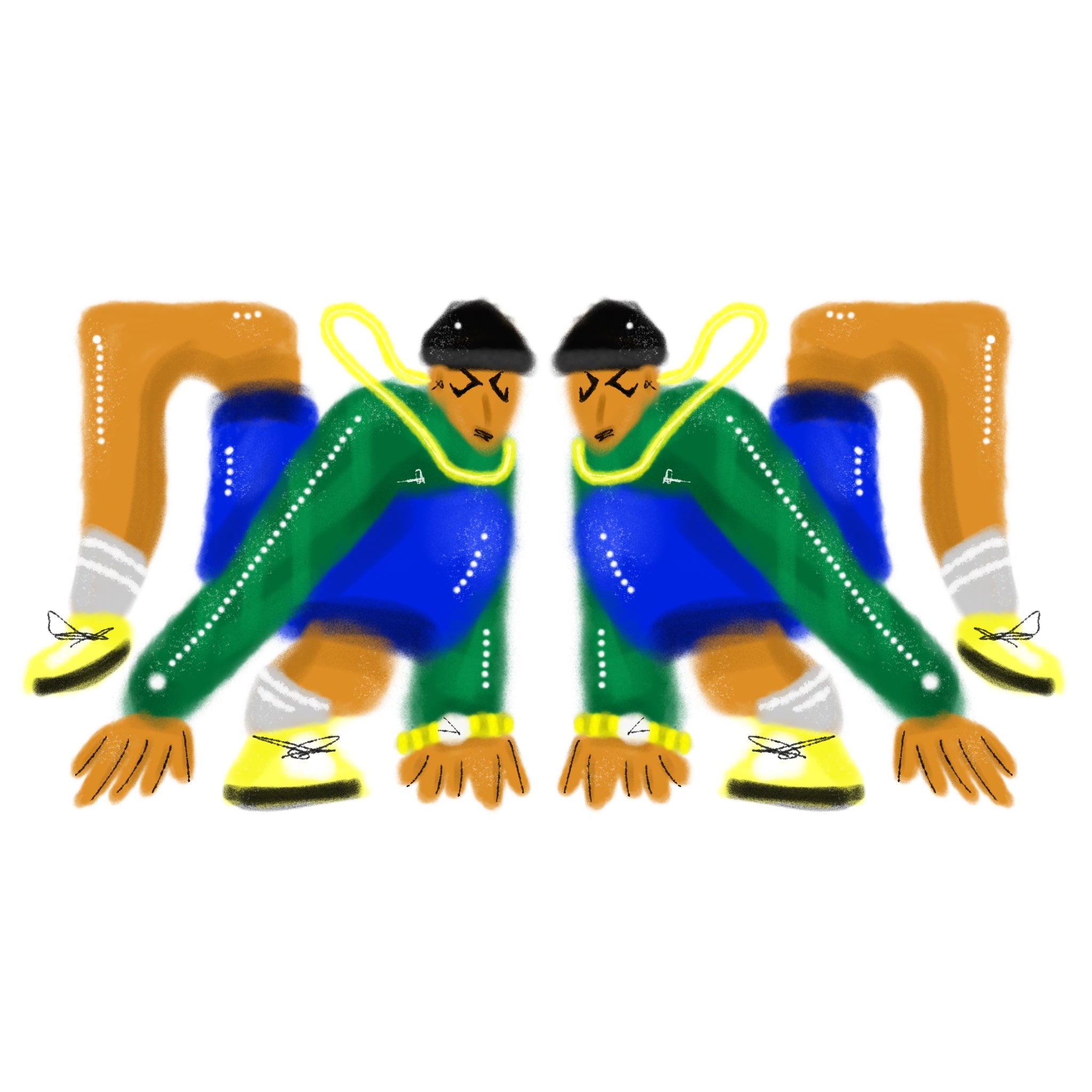 PRINT BREAK DANCE 60X60 CM