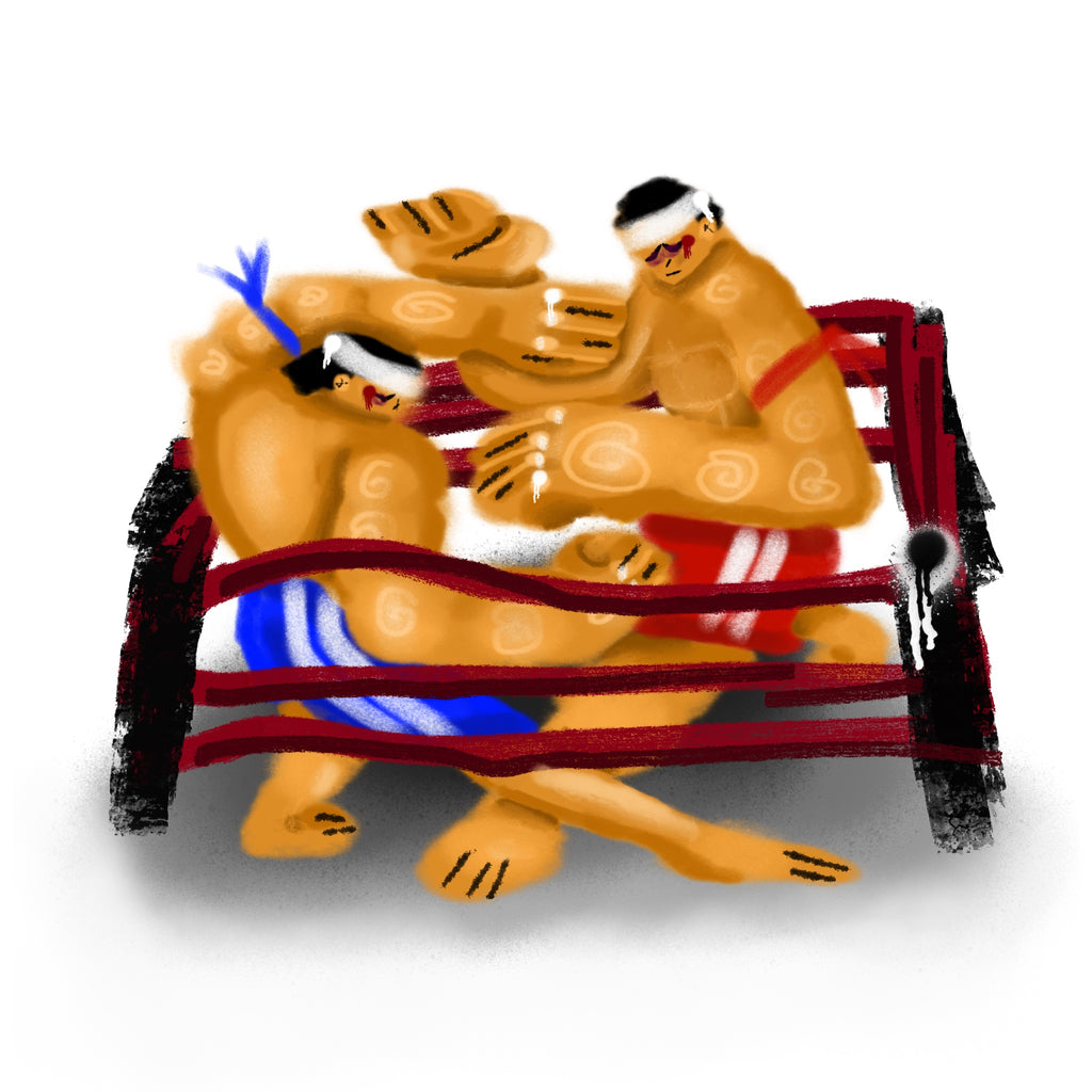 PRINT PELEA 40X40 CM