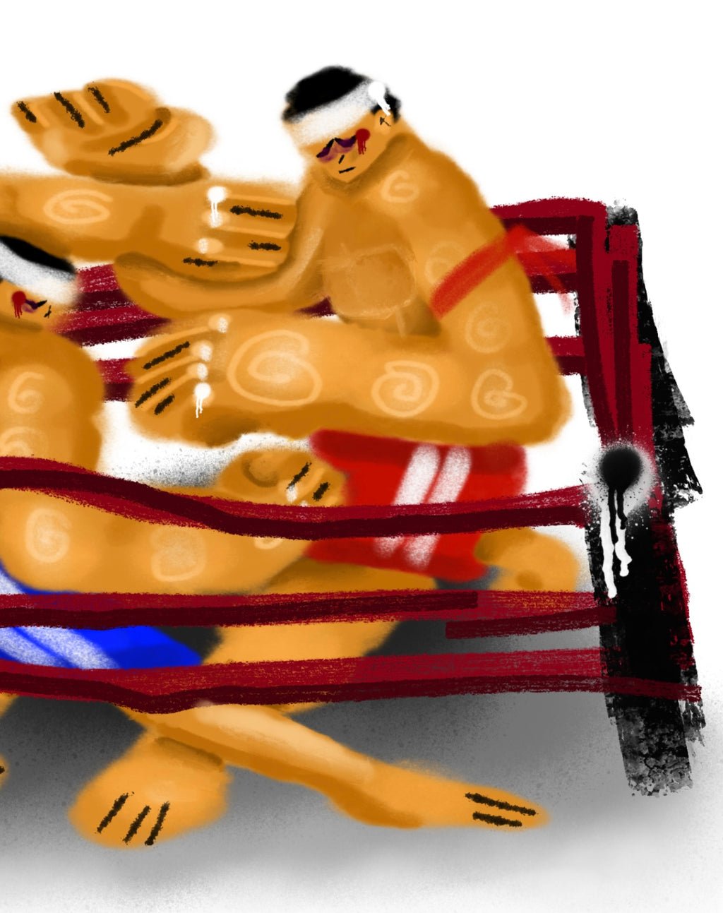 PRINT PELEA 40X40 CM