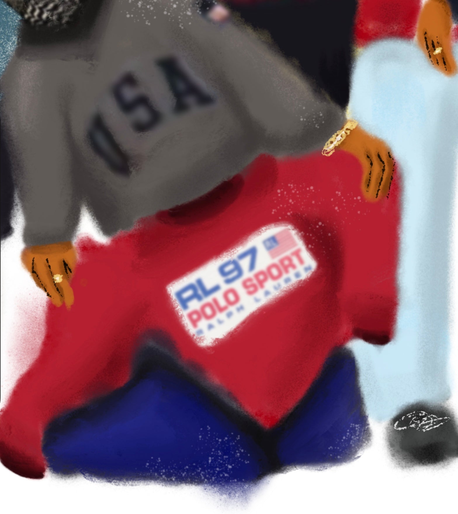 PRINT POLO BOYS 60X60 CM