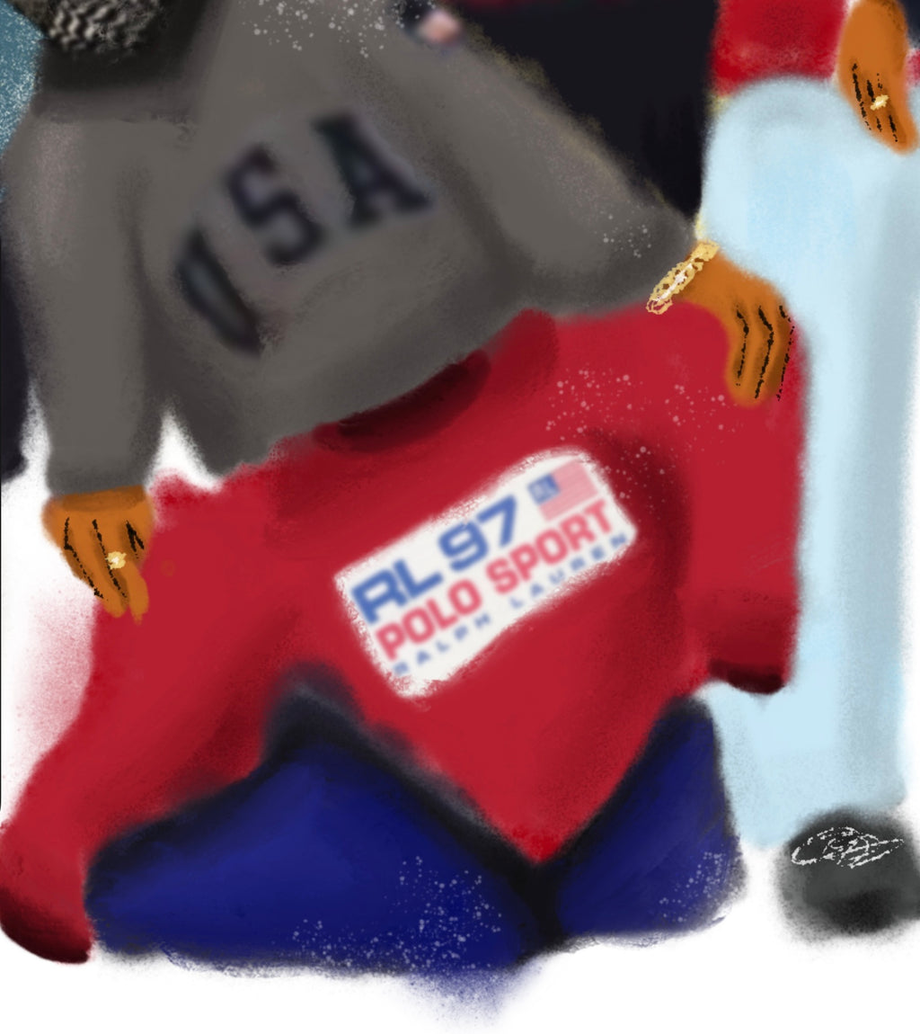 PRINT POLO BOYS 80X80 CM