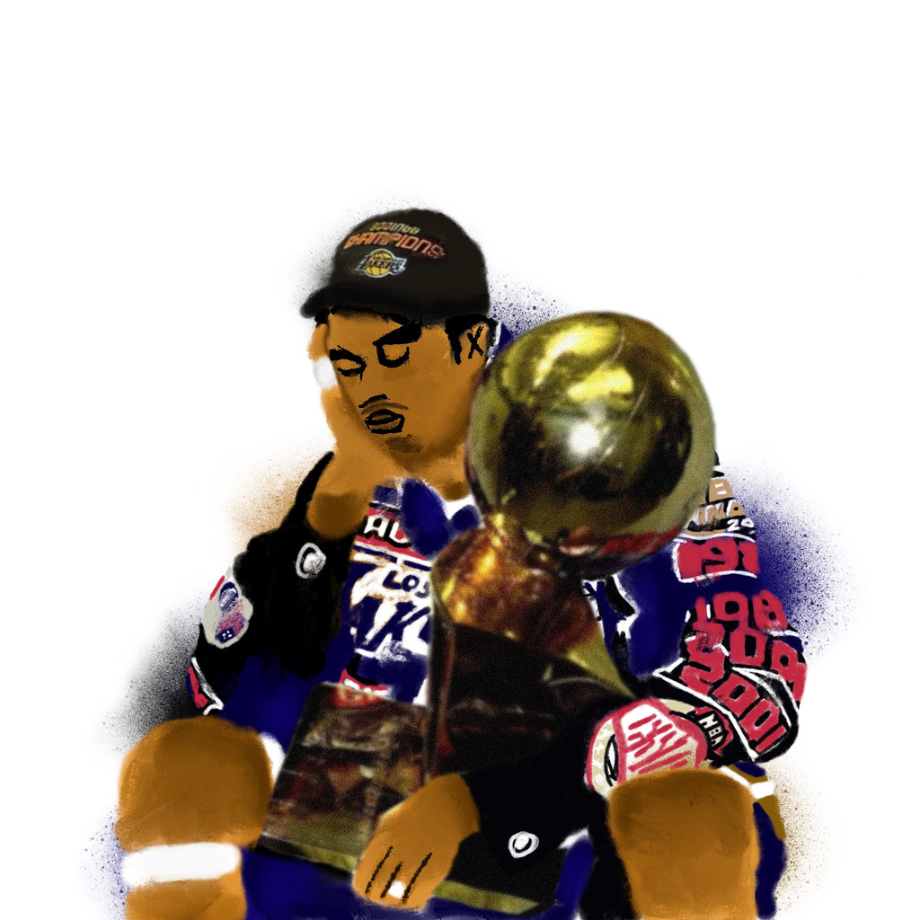 PRINT KOBE  40X40 CM