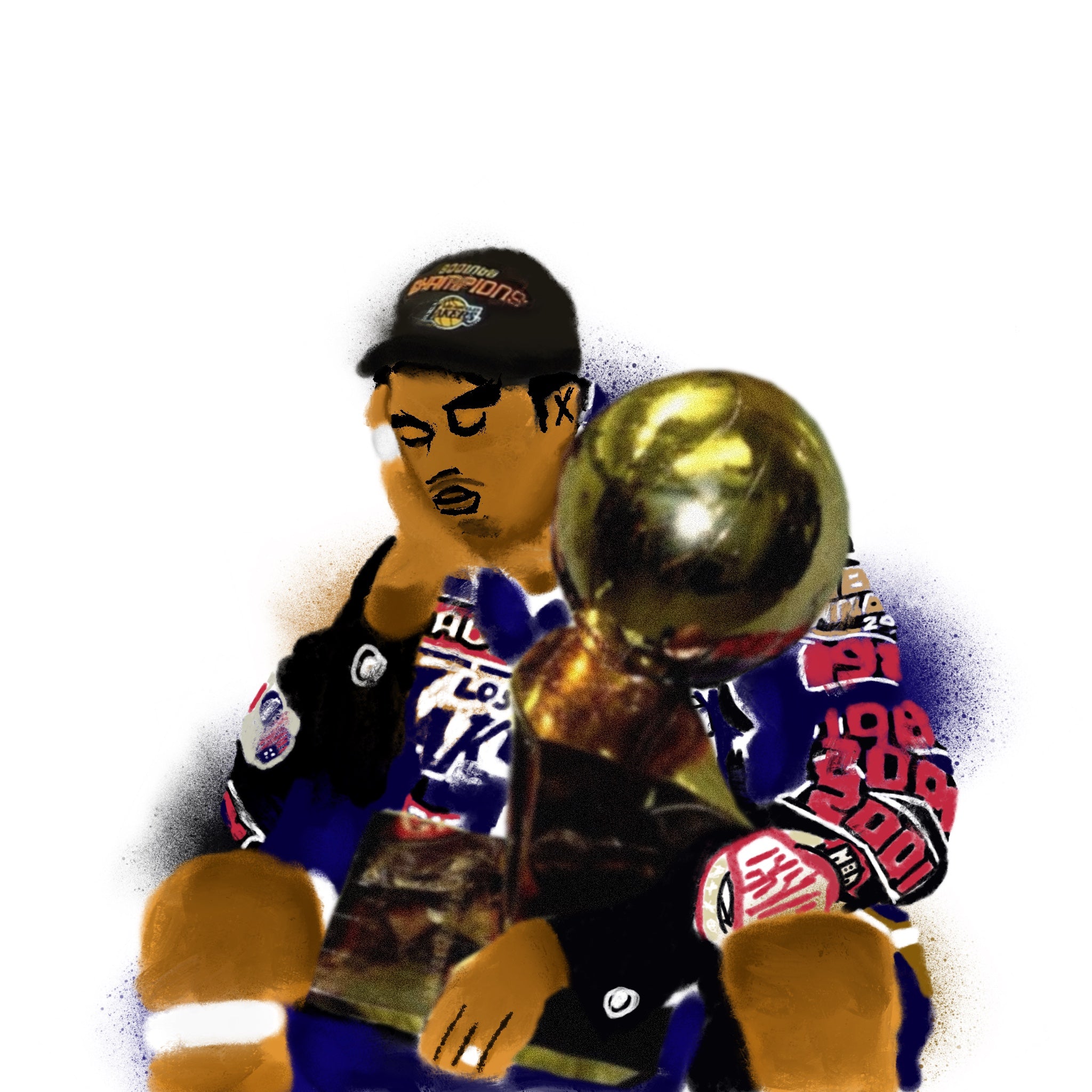 PRINT KOBE  40X40 CM