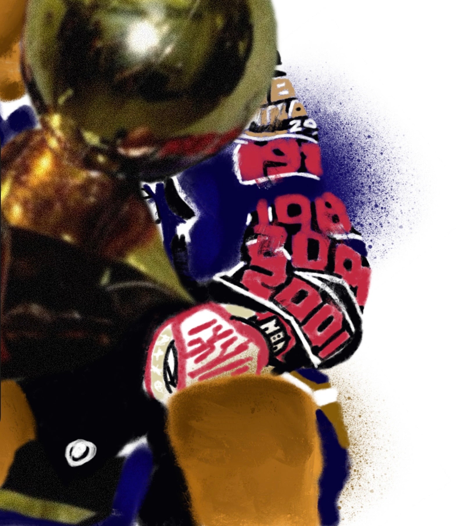 PRINT KOBE  40X40 CM