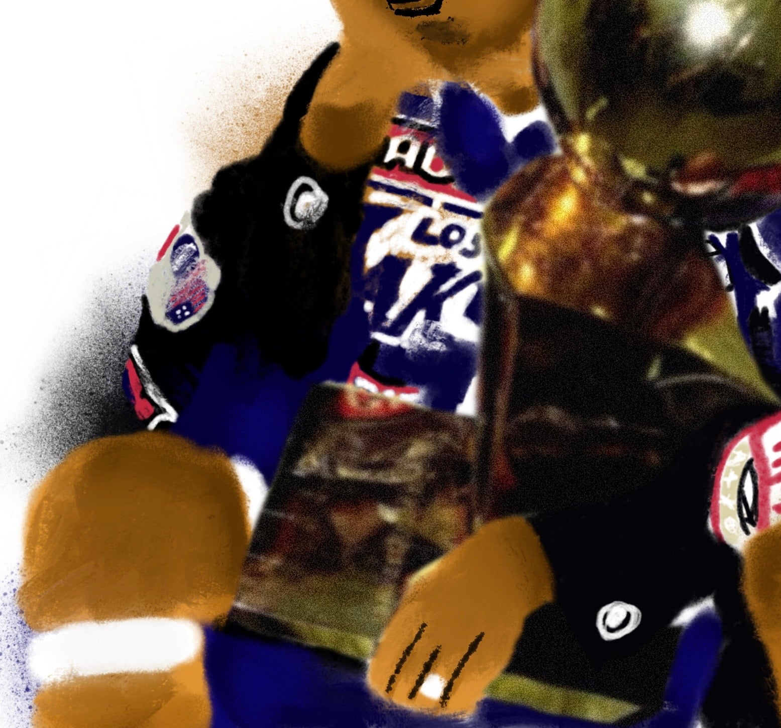 PRINT KOBE  40X40 CM