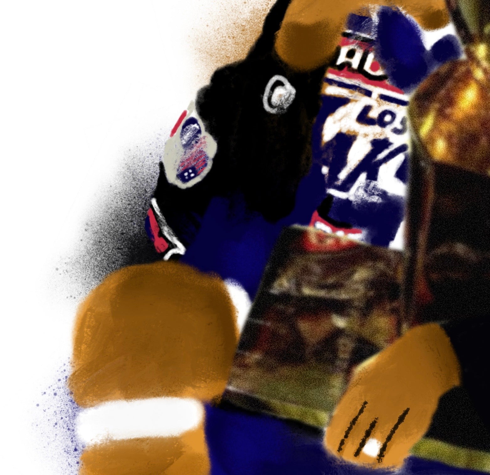 PRINT KOBE  40X40 CM