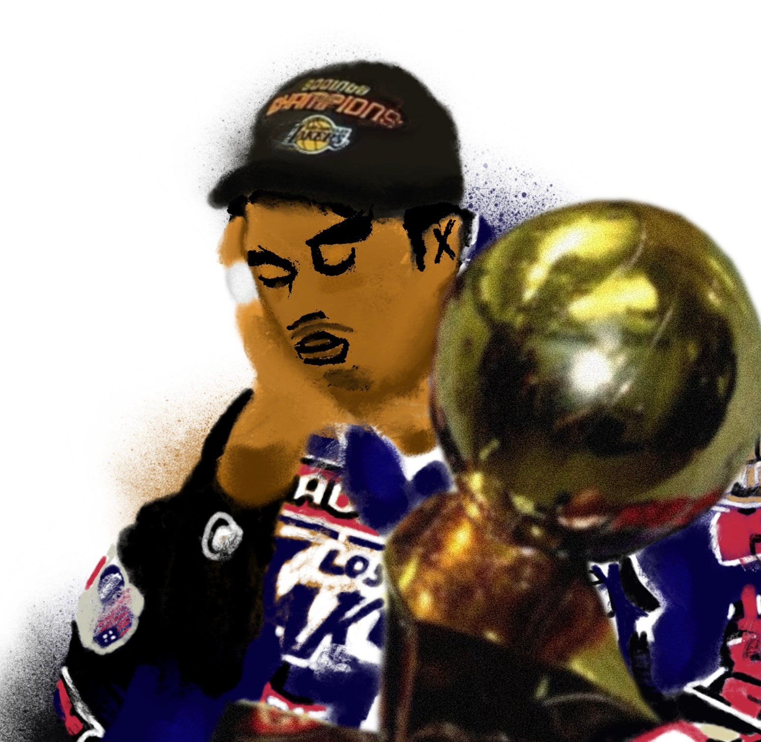 PRINT KOBE  40X40 CM