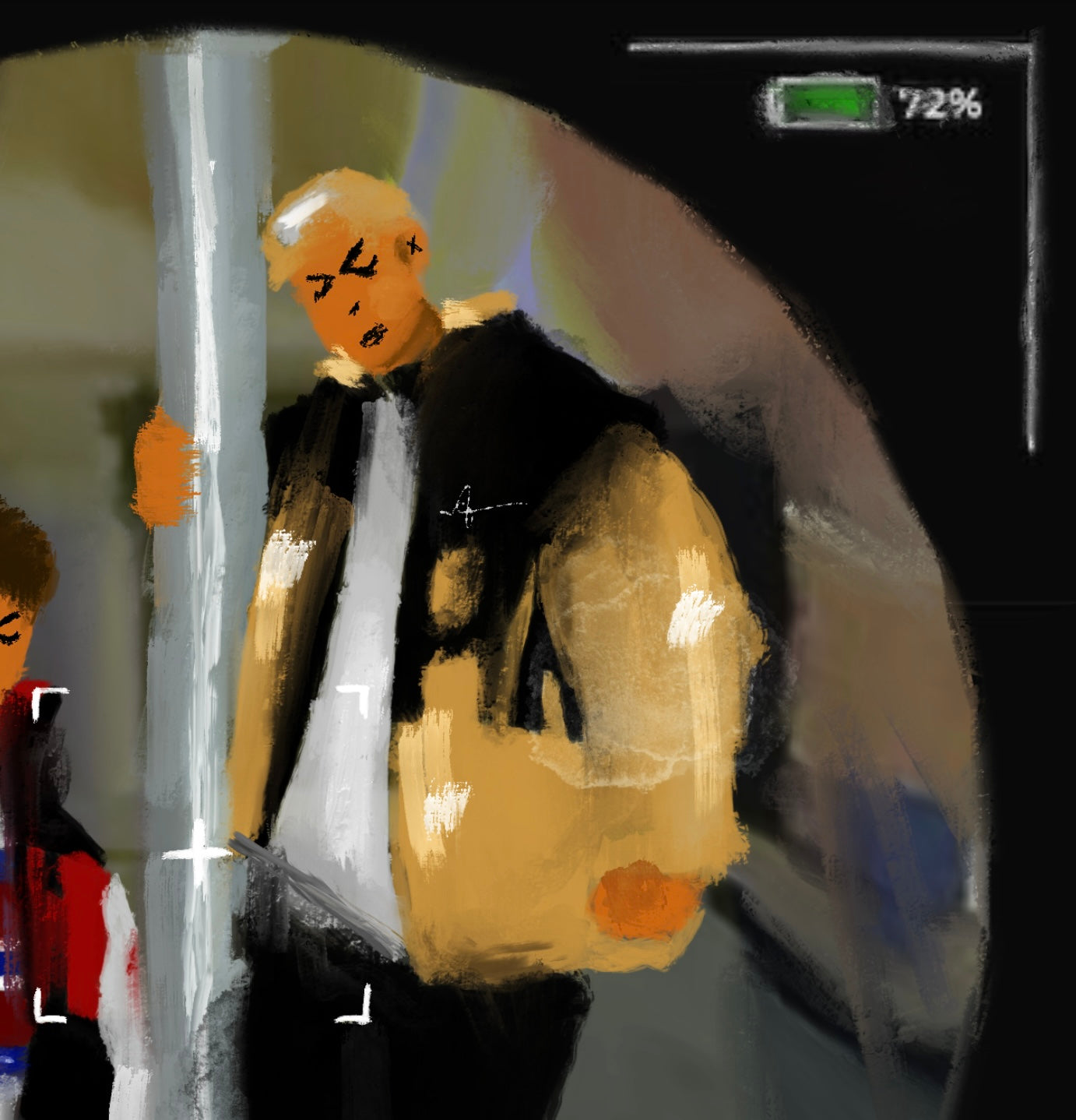 PRINT VIDEO FRAME  40X40 CM