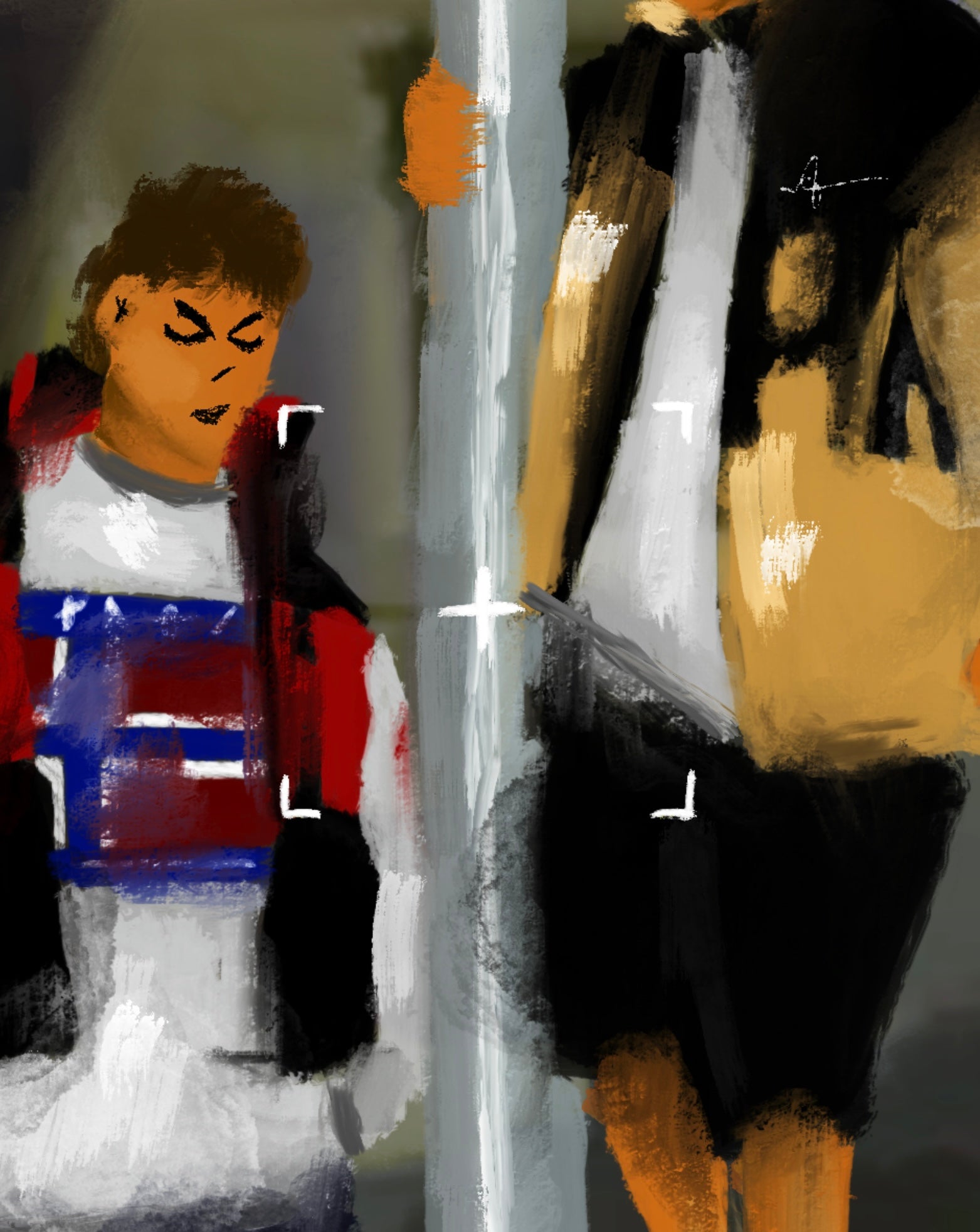 PRINT VIDEO FRAME  40X40 CM