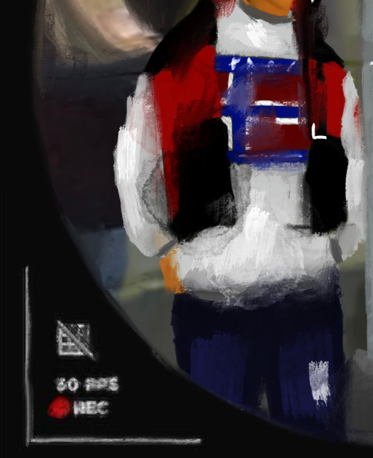 PRINT VIDEO FRAME  40X40 CM