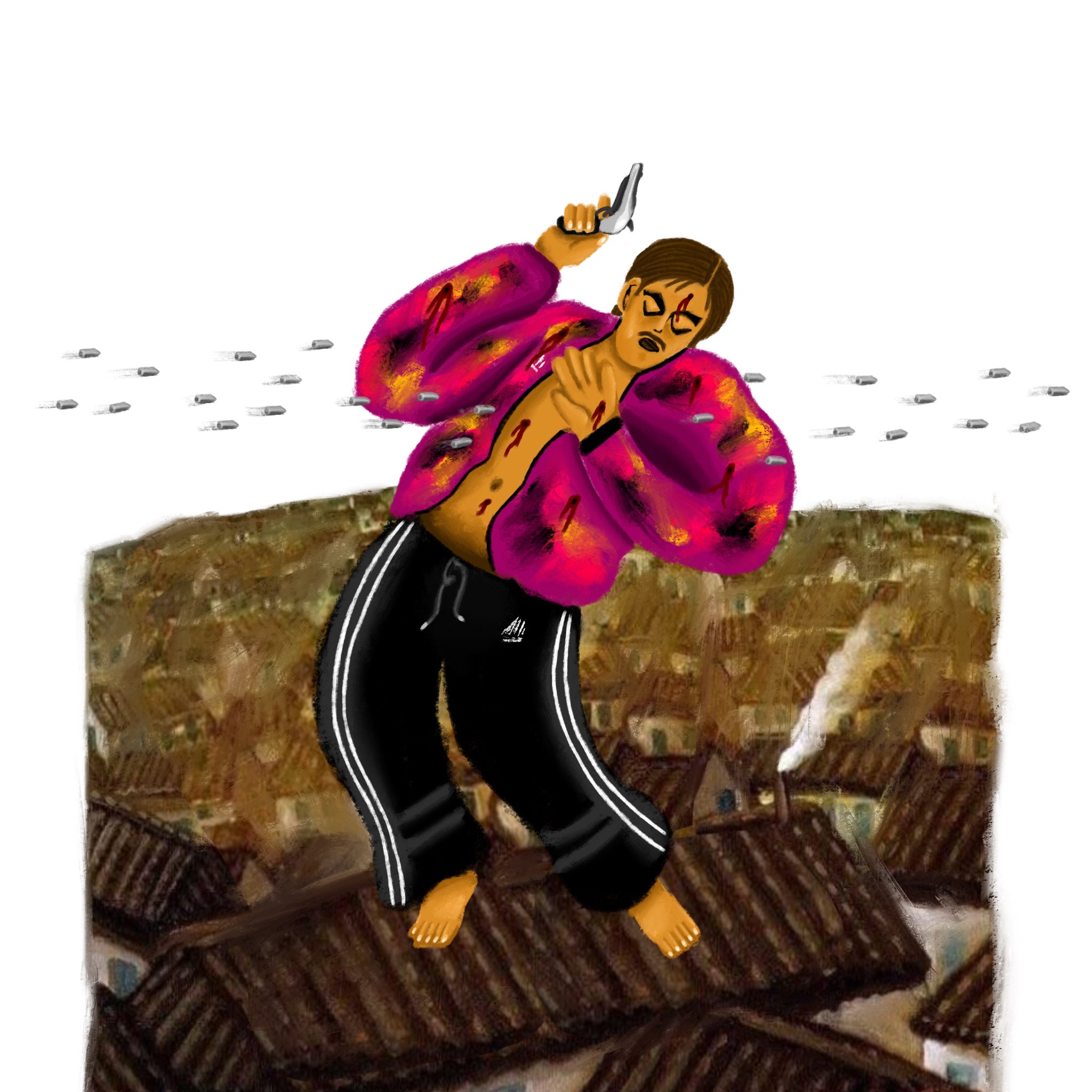 PRINT PABLO ESCOBAR  40X40 CM