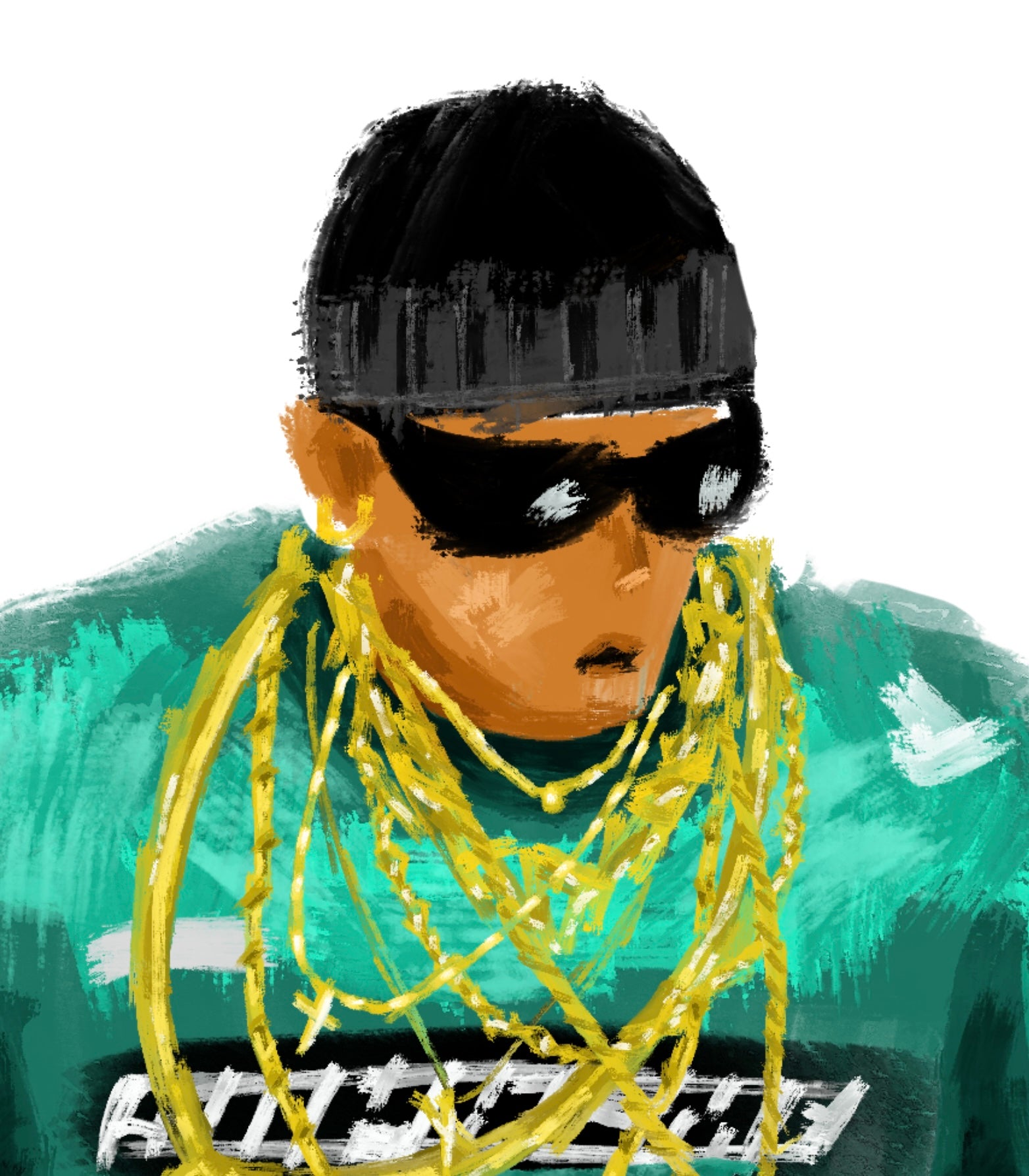 PRINT LUMBAGO  40X40 CM