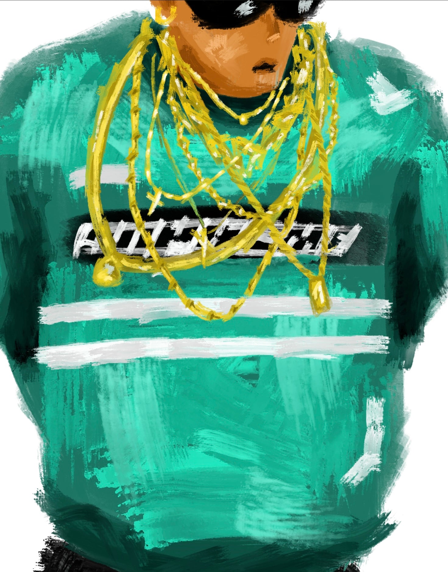 PRINT LUMBAGO  40X40 CM