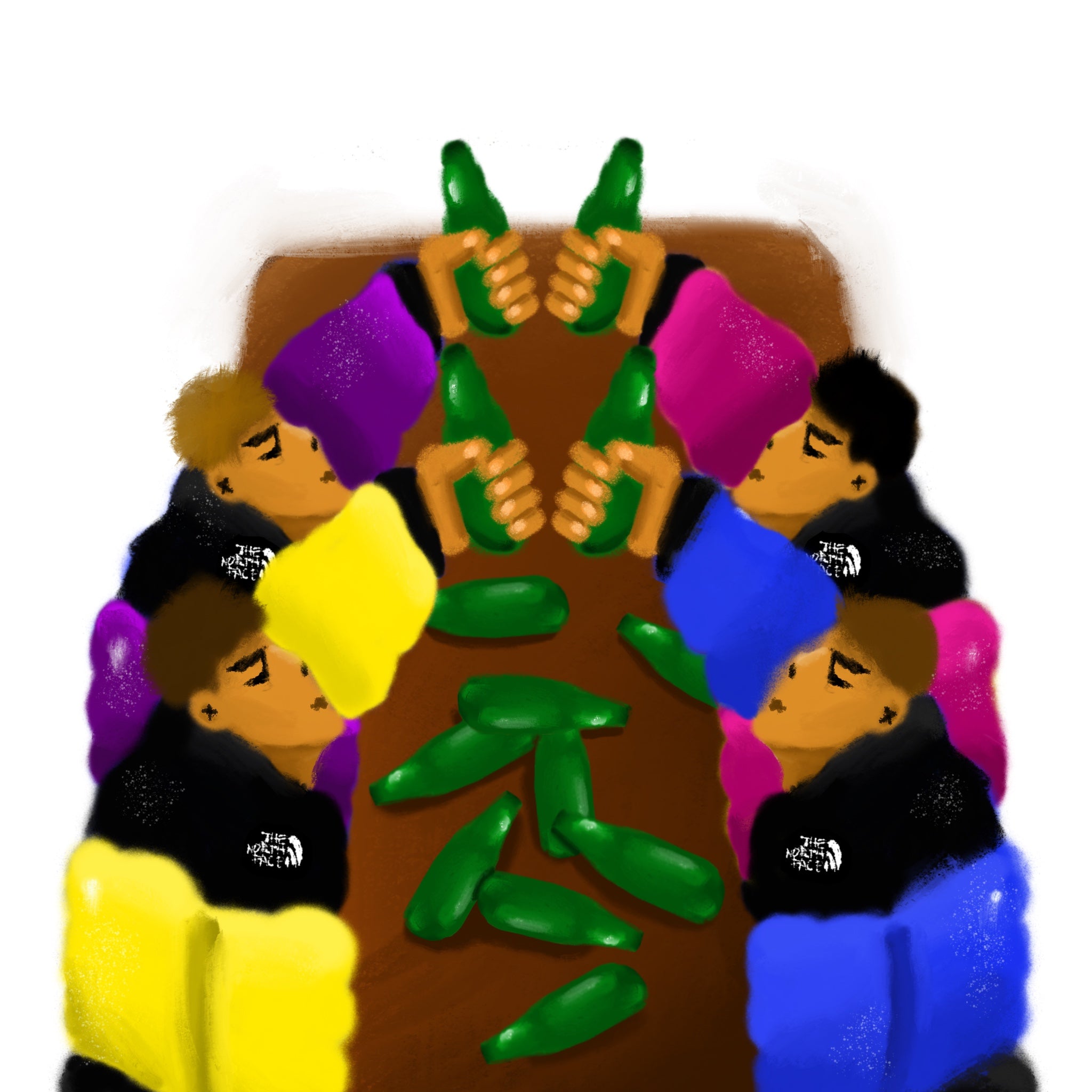 PRINT BRINDIS 40X40 CM