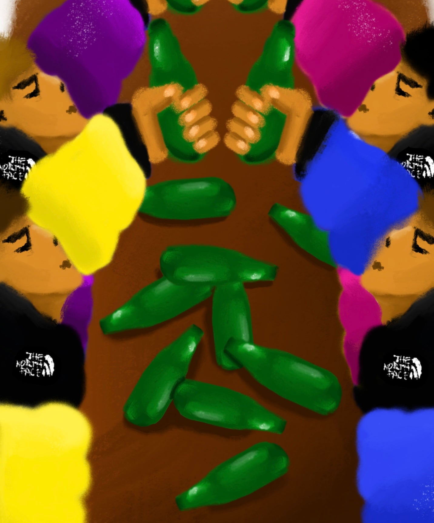 PRINT BRINDIS 40X40 CM