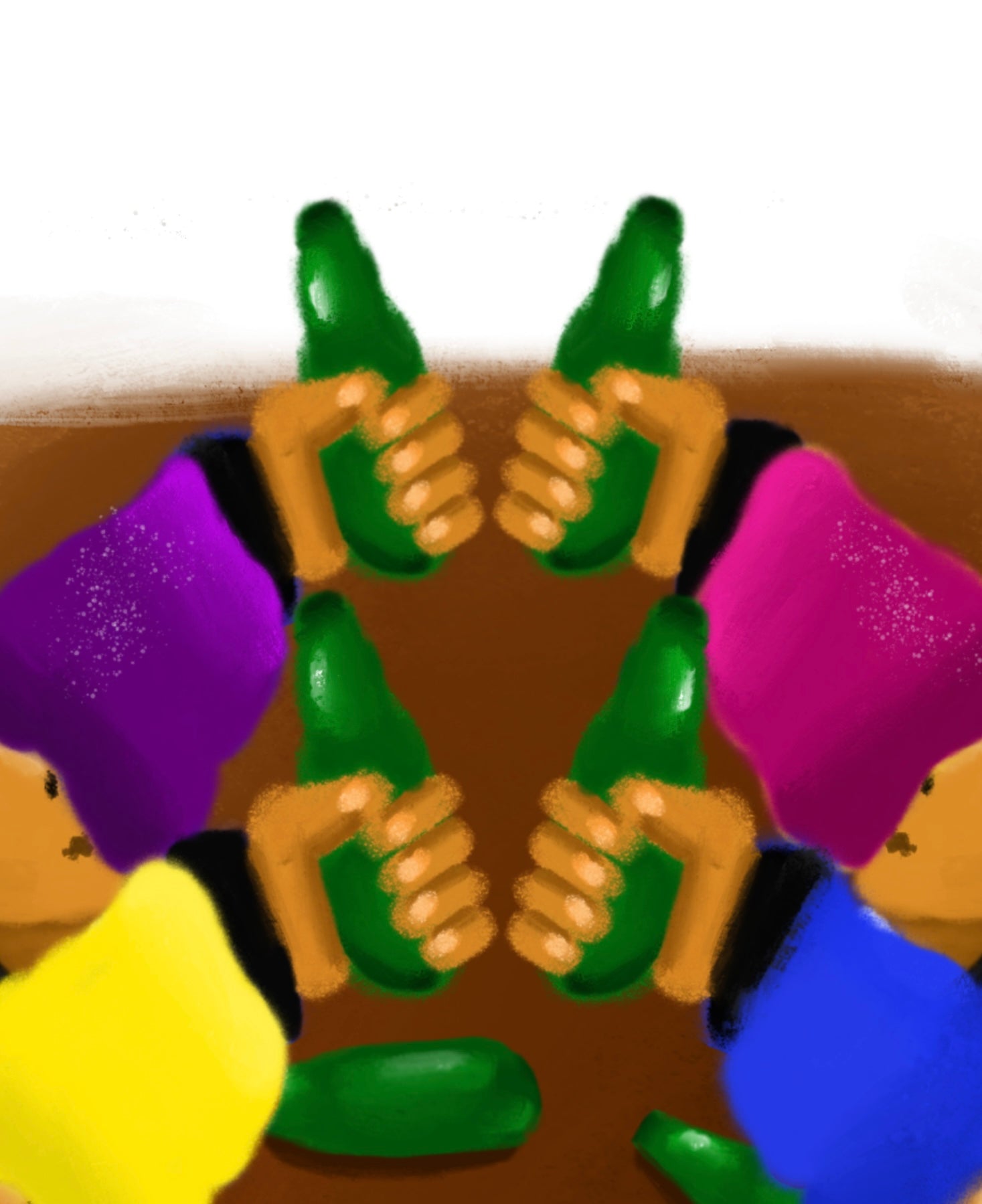 PRINT BRINDIS 40X40 CM