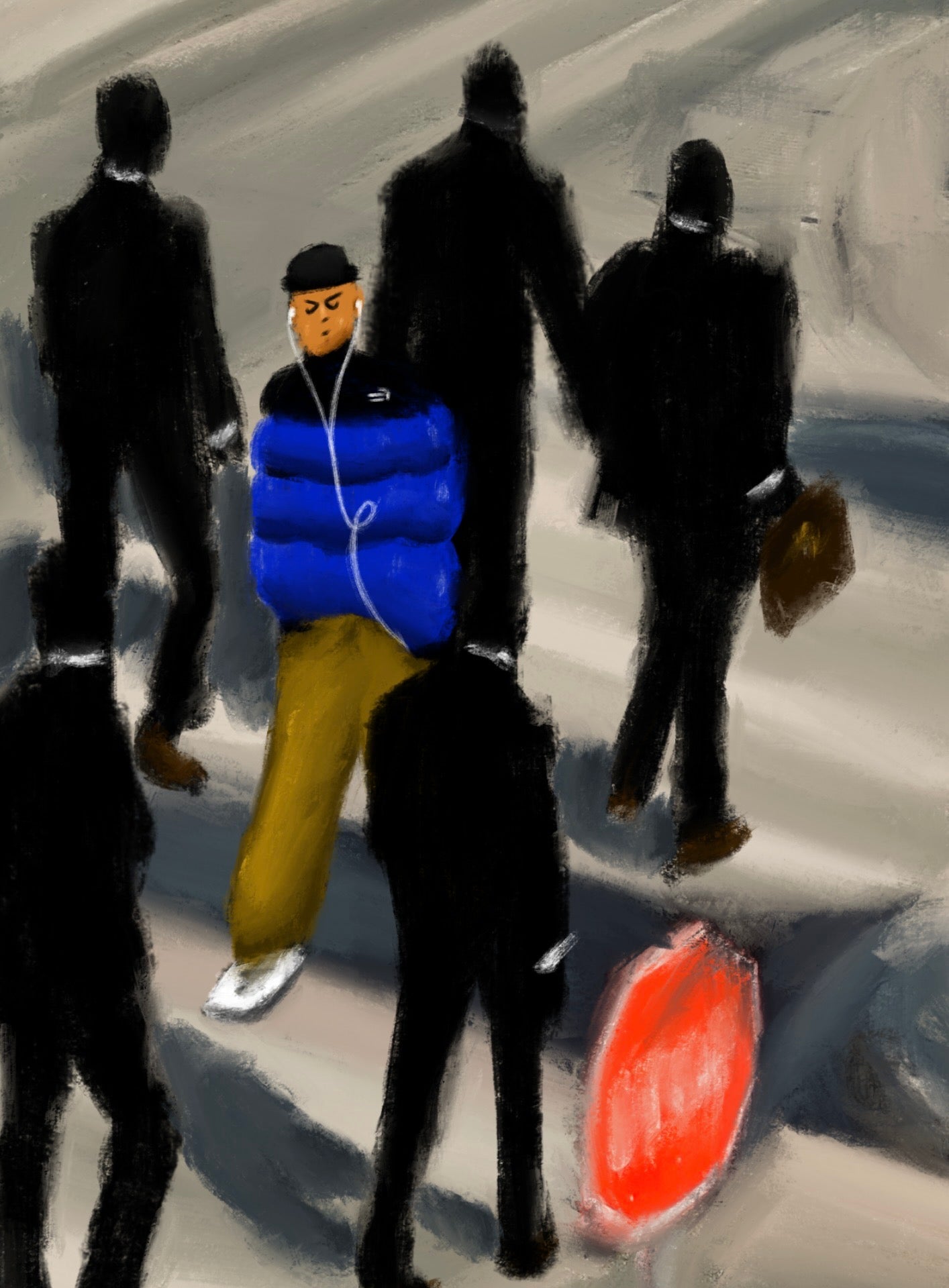 PRINT PASO DE CEBRA 40X40 CM