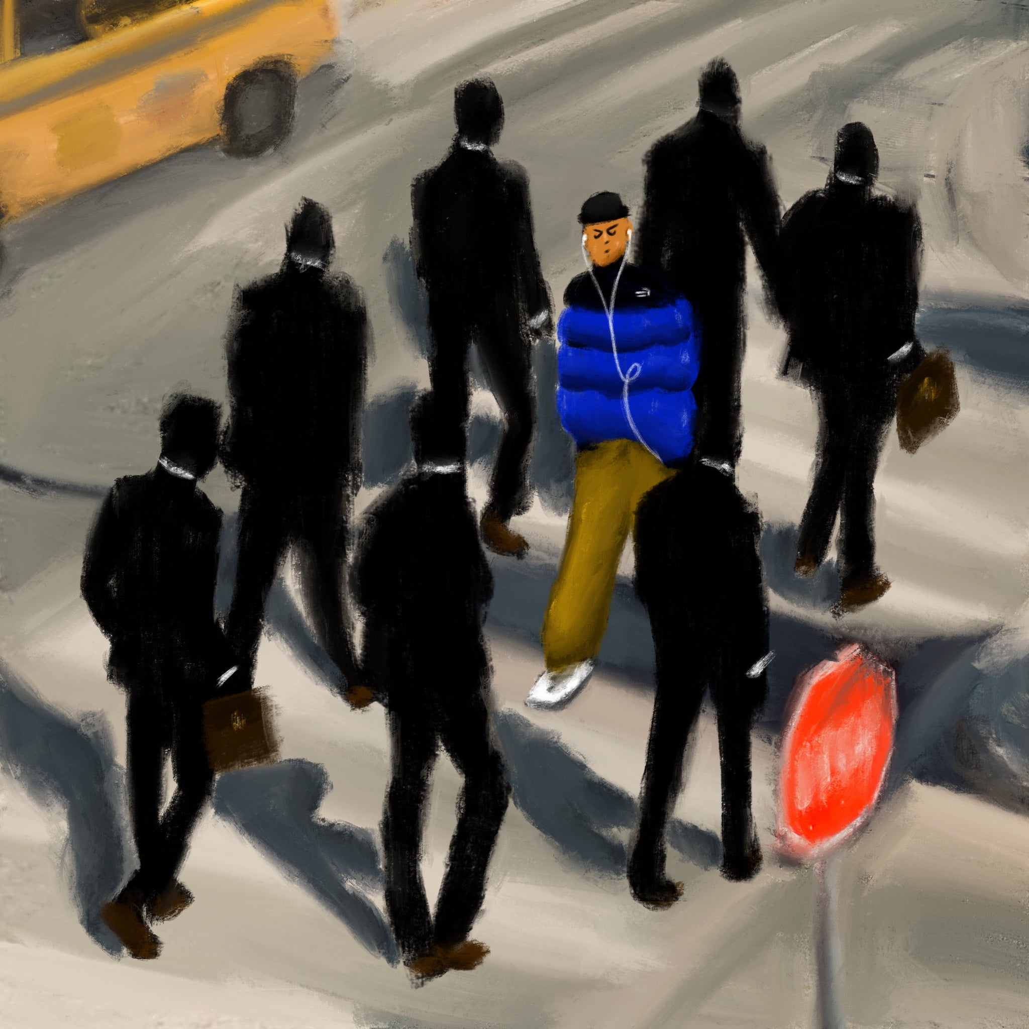 PRINT PASO DE CEBRA 40X40 CM