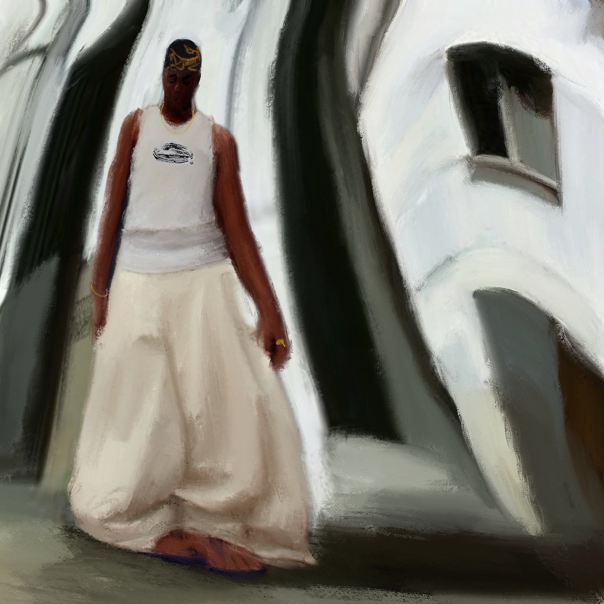 PRINT TRÍPTICO MID PART 40X40 CM