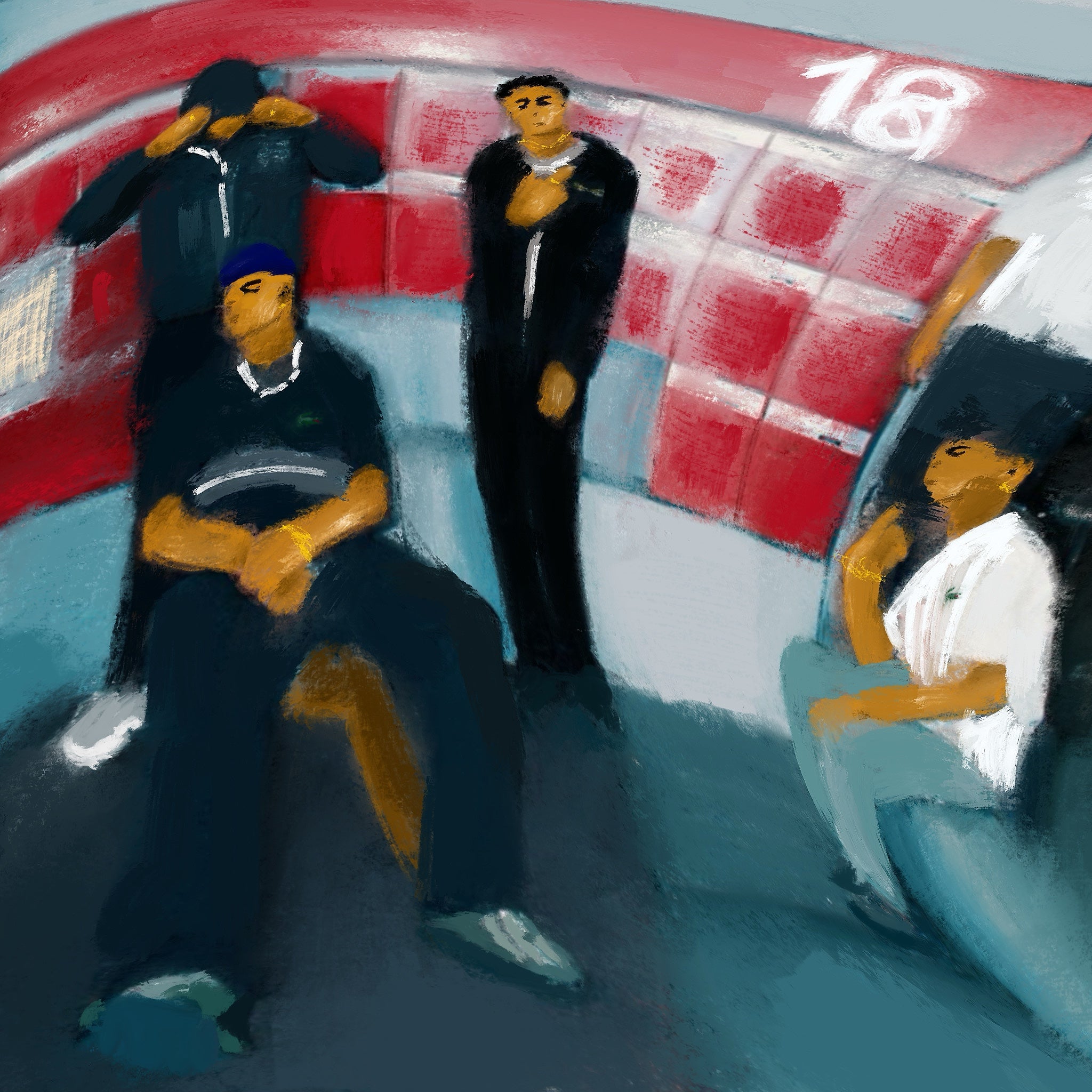 PRINT PARKING 40X40 CM