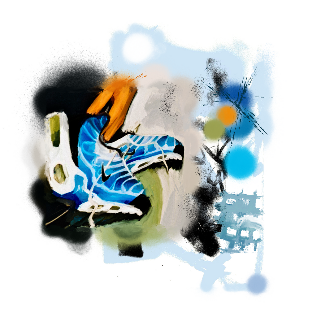 PRINT TIBURON 40X40 CM
