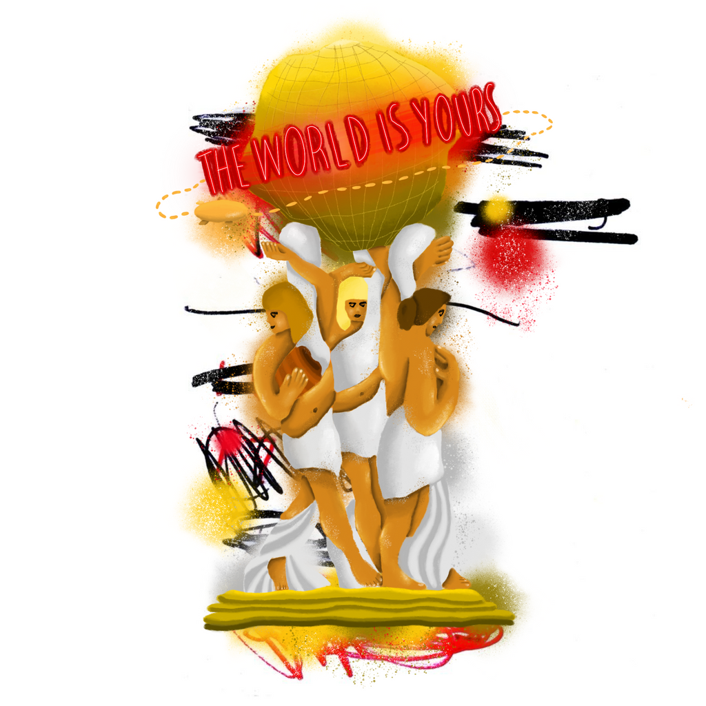 PRINT SCARFACE 2 40X40 CM